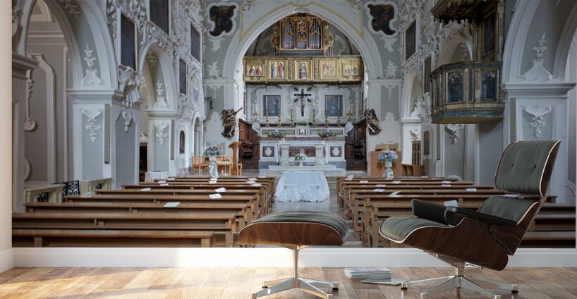 Matera Basilicata Italy. Chiesa di San Francesco di Assisi Wall Murals