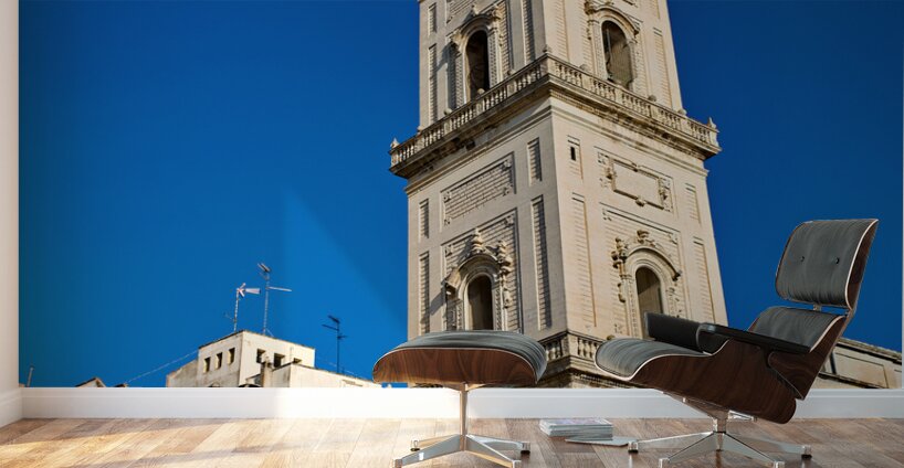 Apulia Puglia Salento Italy. Lecce. Cathedral Maria Santissima Assunta and Saint Orontius Wall Murals