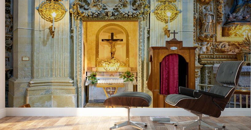 Apulia Puglia Salento Italy. Lecce. Santa Chiara church Wall Murals