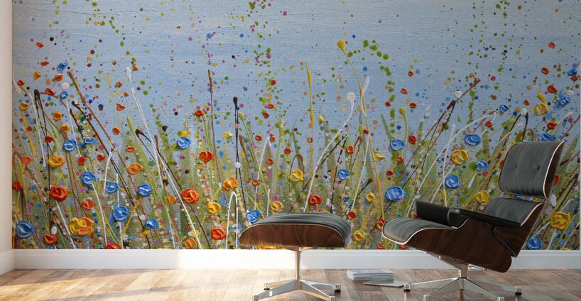 Colorful Meadow Wall Murals