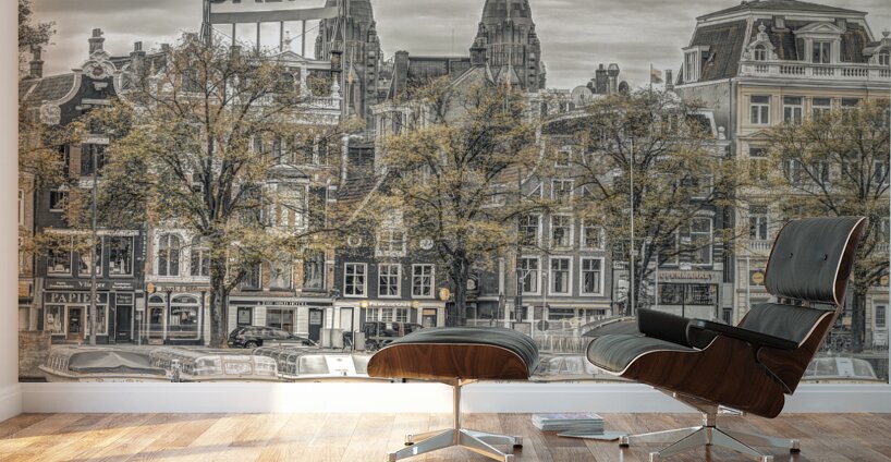 Amsterdam waterfront Wall Murals