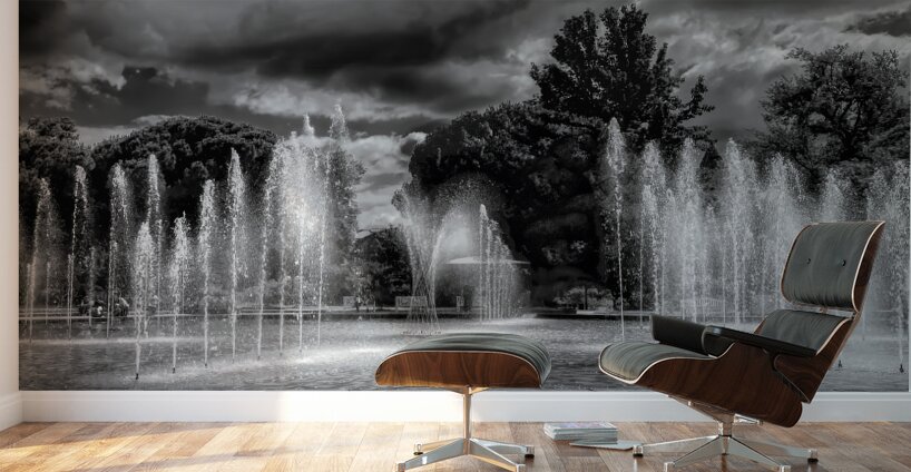 Frankfurt Botanical and Palmengarten Fountains Wall Murals