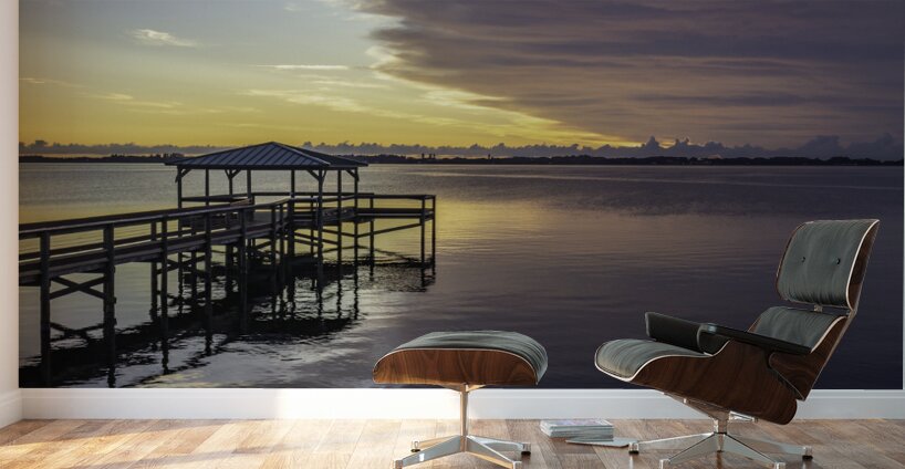 Lavender sky Wall Murals