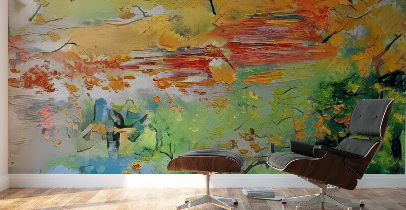 Autumns embrace Wall Murals