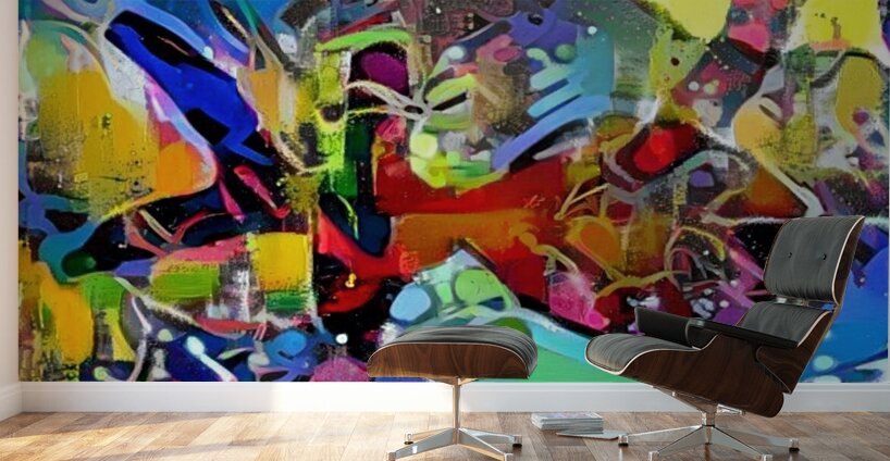Chromatic Cacophony Wall Murals