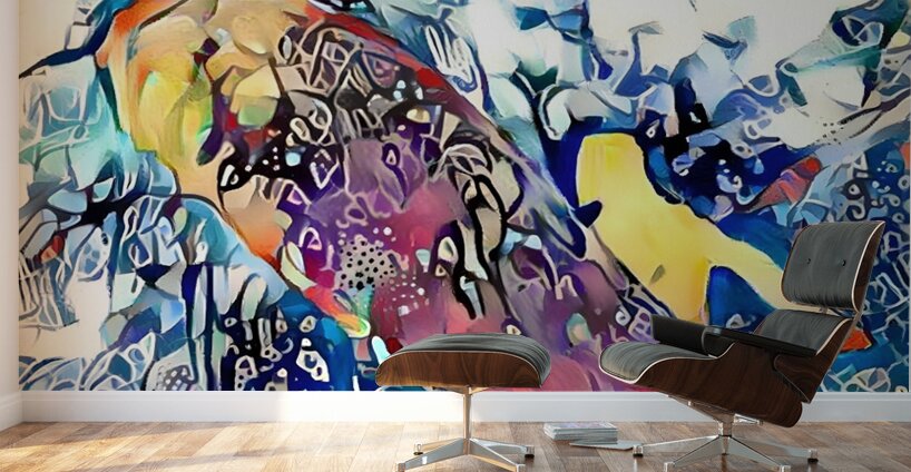 Kaleidoscopic Flow Wall Murals