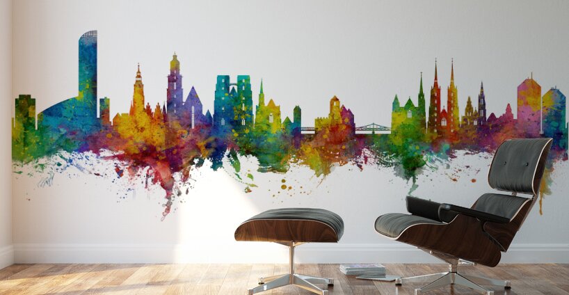 Wroclaw Poland Skyline Wall Murals