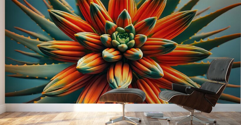 wall art by ai artist debra amerson deeper green  1718631679.8106 Wall Murals