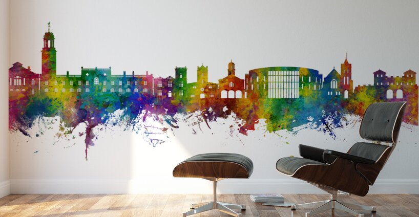 South Shields England Skyline Wall Murals