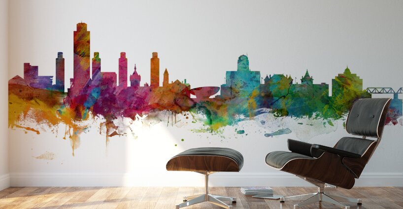 Albany New York Skyline Wall Murals