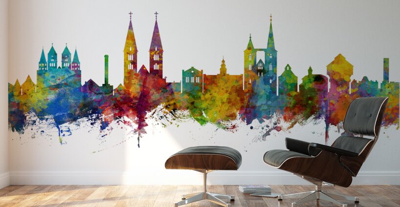 Halberstadt Germany Skyline Wall Murals