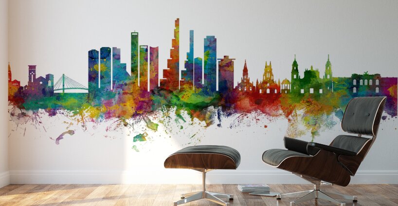 Bogota Colombia Skyline Wall Murals