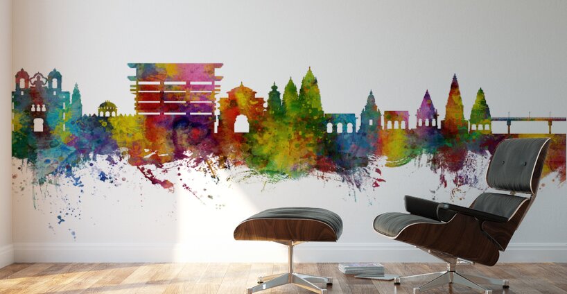 Pandharpur Skyline India Wall Murals