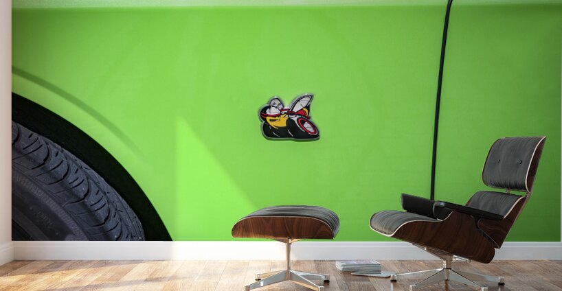 2020 Green Dodge Challenger Hemi RT Shaker X2 22 Wall Murals