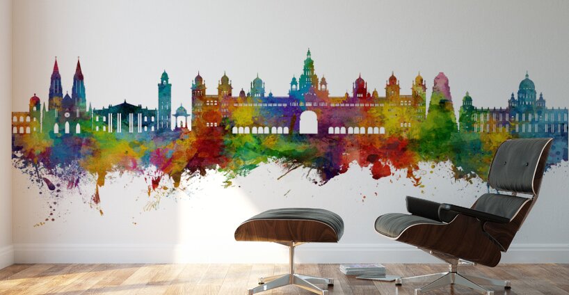Mysuru Skyline India Wall Murals