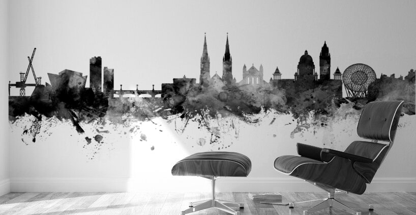 Belfast Northern Ireland Skyline Wall Murals