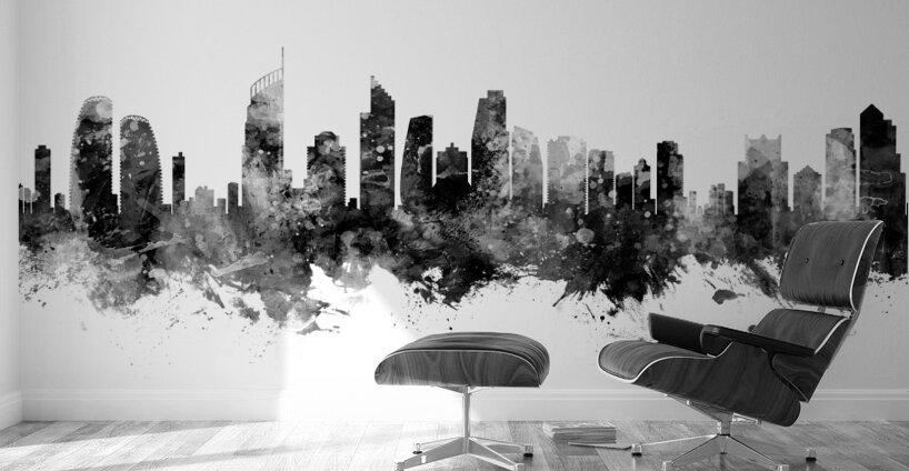 Gold Coast Australia Skyline Wall Murals