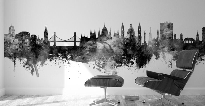 Budapest Hungary Skyline Wall Murals