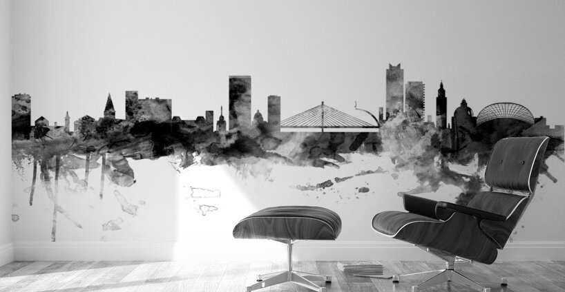 Liege Belgium Skyline Wall Murals