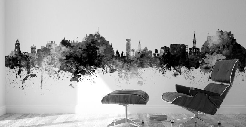 Jersey Channel Islands Skyline Wall Murals