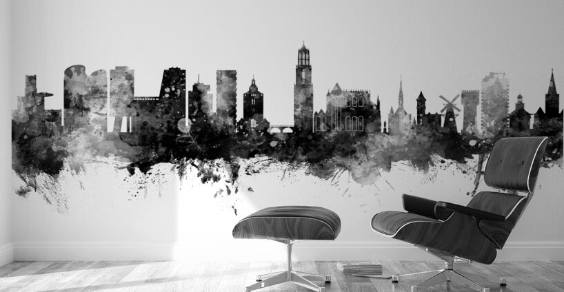 Utrecht The Netherlands Skyline Wall Murals