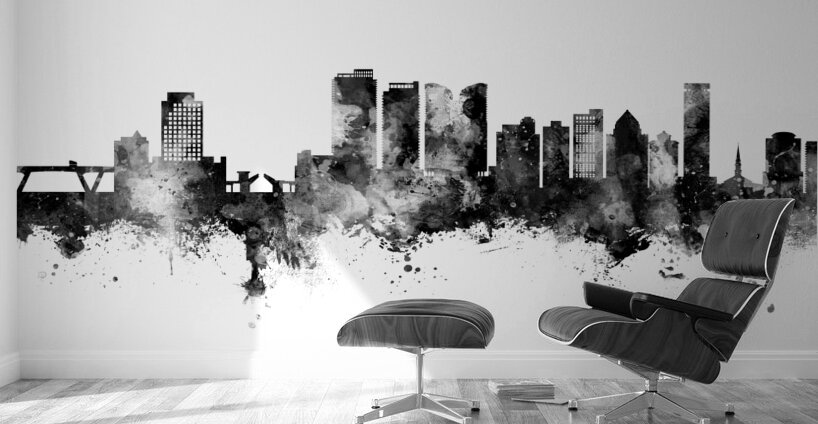 Fort Lauderdale Florida Skyline Wall Murals