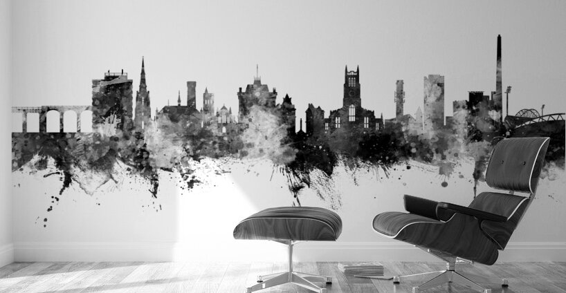 Huddersfield England Skyline Wall Murals