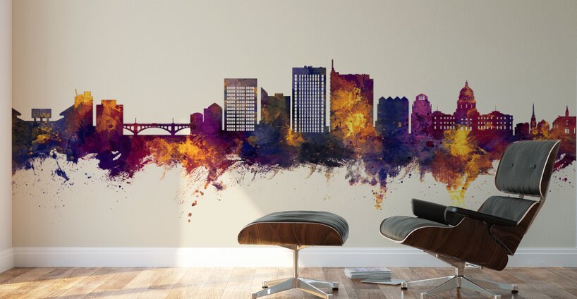 Boise Idaho Skyline Wall Murals