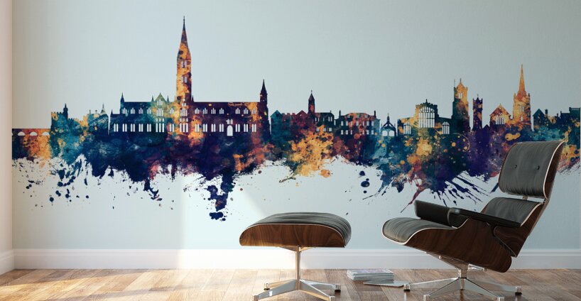 Salisbury England Skyline Wall Murals