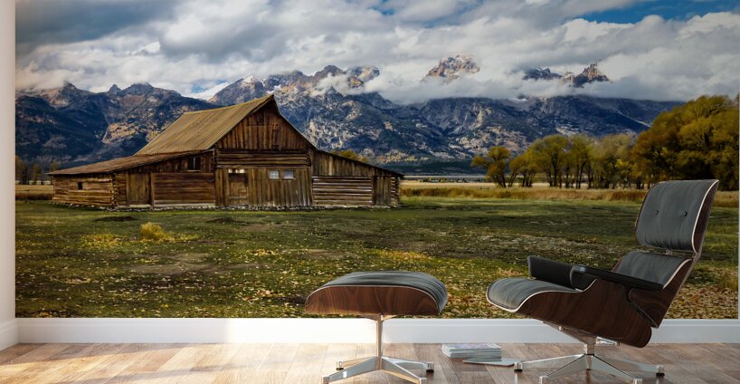 Grand Teton Moulton Mormon Barn Wall Murals