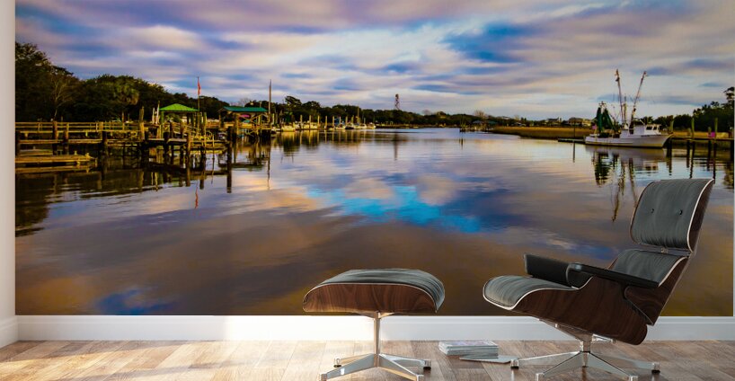 McClellanville Sunset Horizon Wall Murals