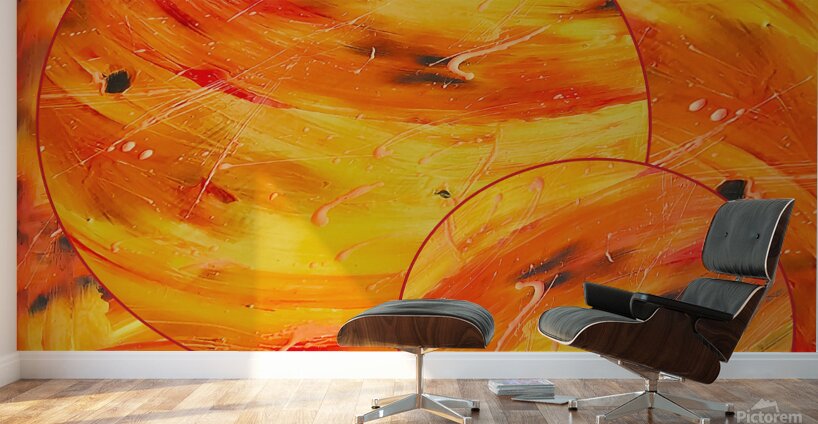 A Painted Orbit Wall Murals