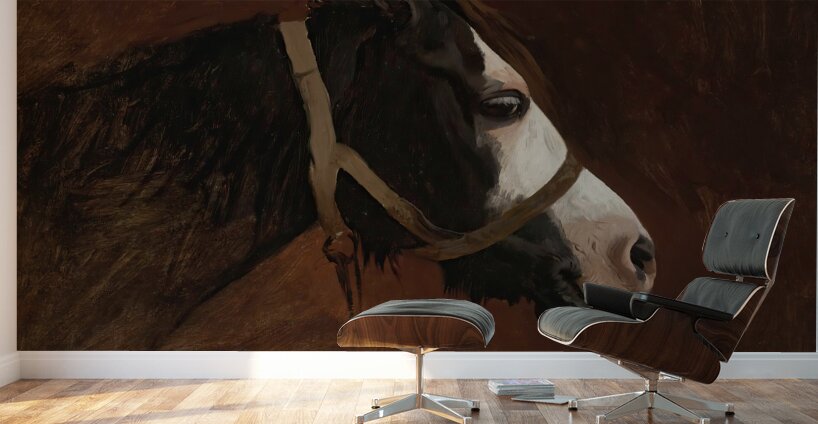 Profile Of A Horse by Jean Leon Gerome  Wall Murals