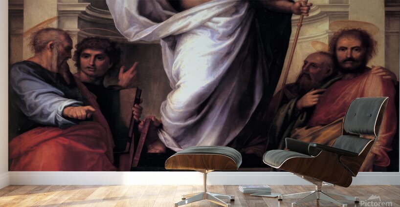 Christ with the Four Evangelists Wall Murals