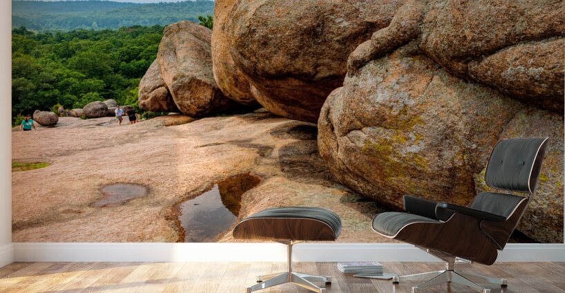 Hiking By Elephant Rocks Wall Murals