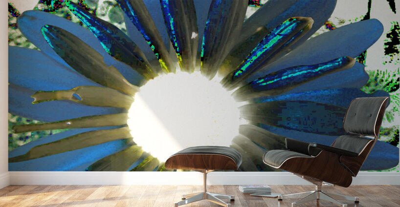 Cool Abstract Daisy Flower Wall Murals
