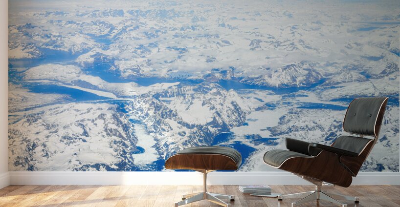 Flying Over Greenland Wall Murals