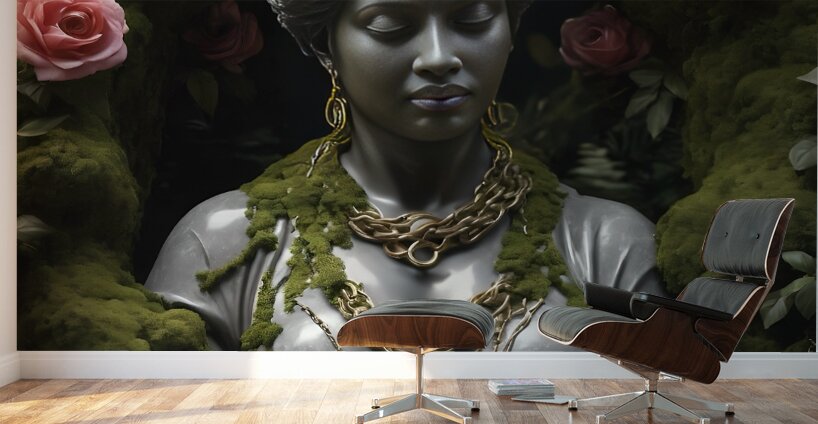 Rose in her garden Wall Murals