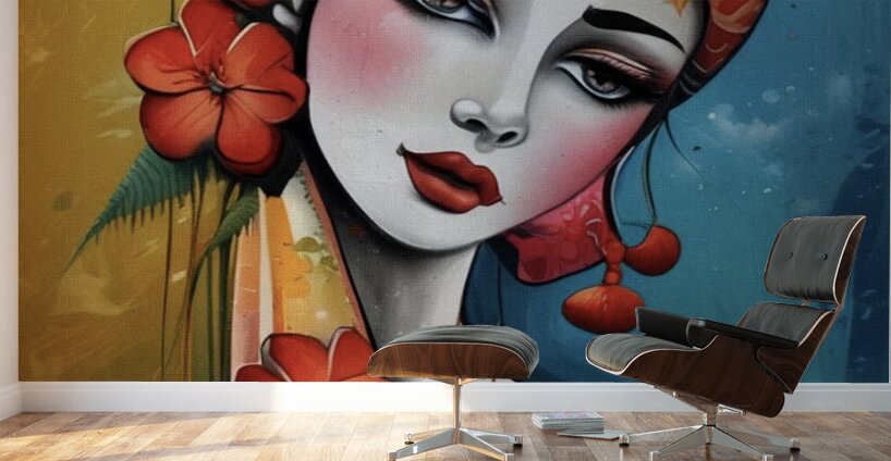Geisha Beauty 2024 09 17 10 50 05 Wall Murals