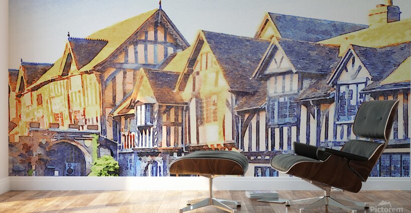 Warwick UK Lord Leycester Hospital Wall Murals