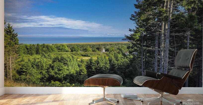 Sea View from Mountain Wall Murals