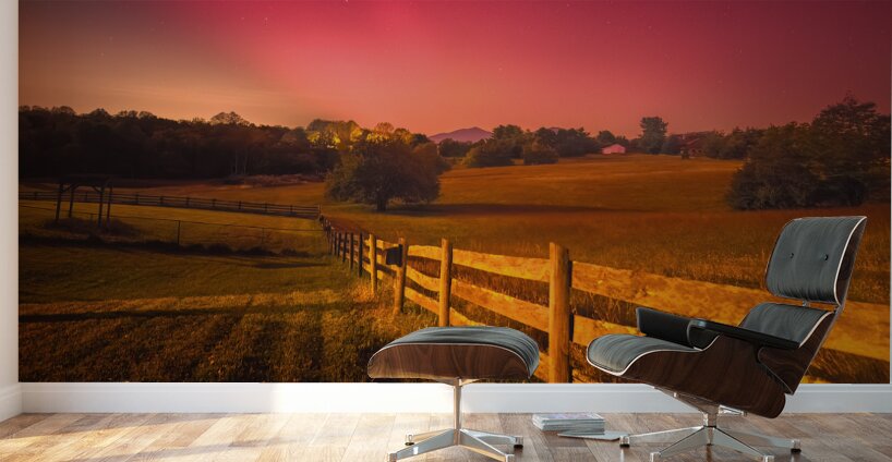 Leading the Way to Farm Aurora Wall Murals