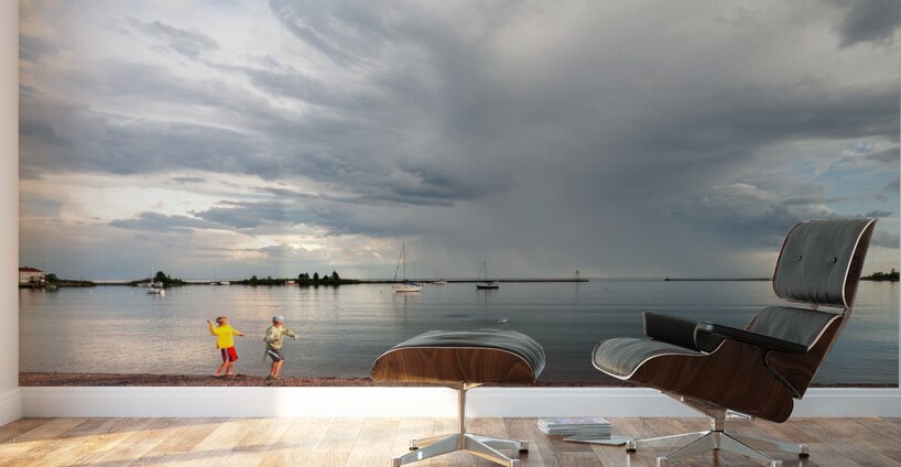 Skimming Stones Wall Murals