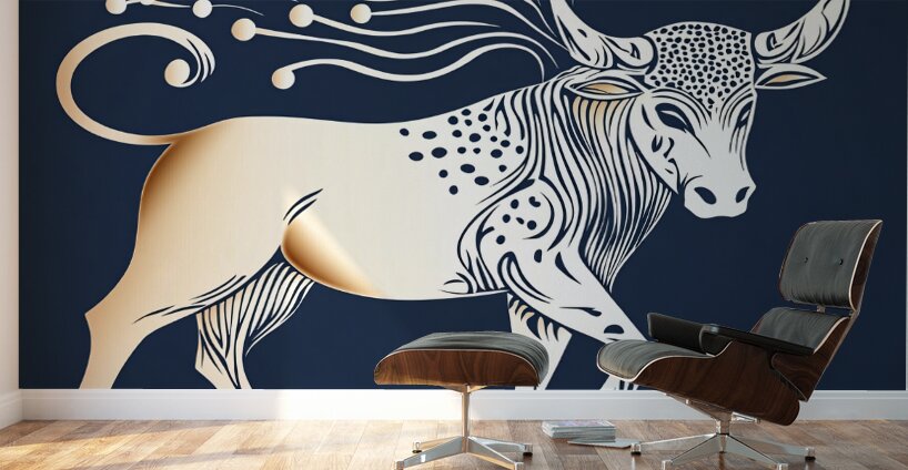 Signs of the Zodiac Taurus the Bull Wall Murals