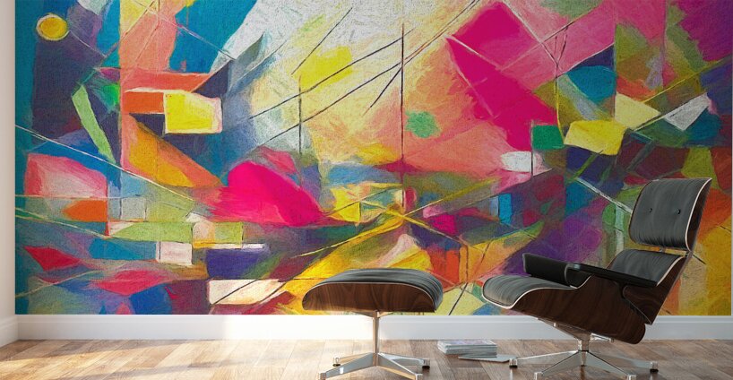 Happiness All Over the Place Wall Murals