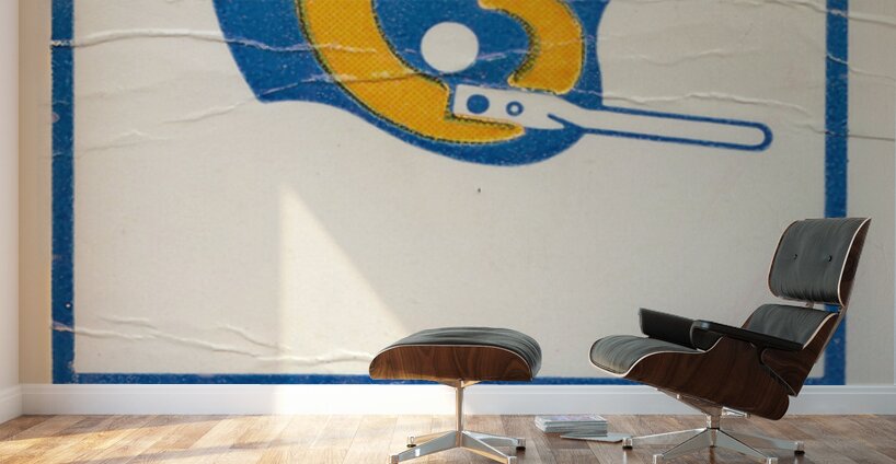 1978 Dallas Cowboys vs. LA Rams Ticket Art Wall Murals