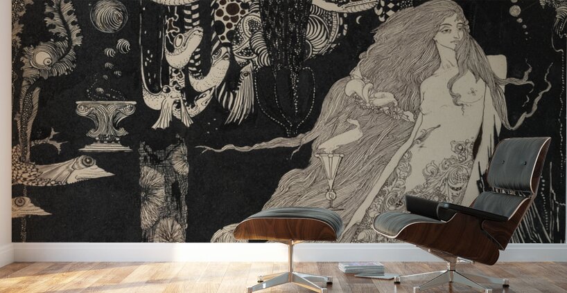 The Little Sea Maid [1916] by Harry Clarke [1889–1931] Wall Murals