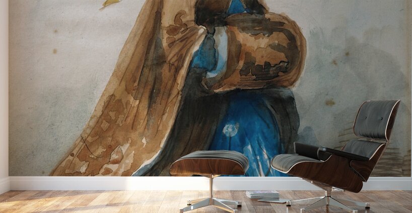 An Elegant Lady by Constantin Guys [1805–1892] Wall Murals