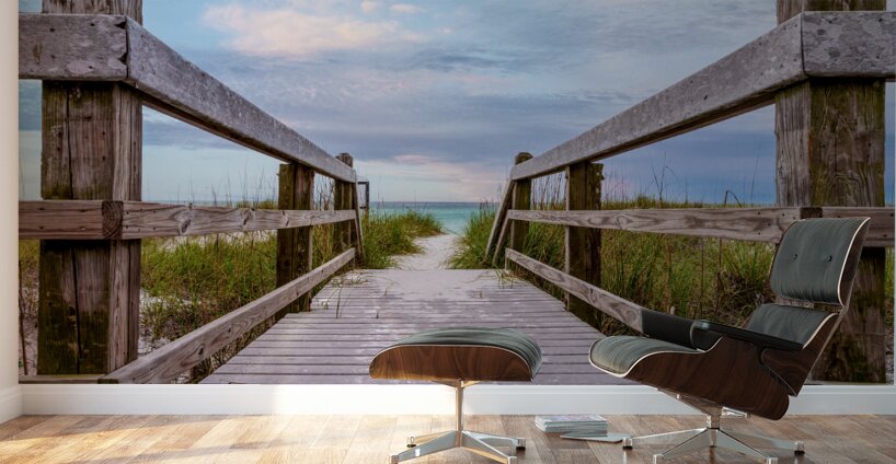 Boardwalk To Beach Paradise Wall Murals