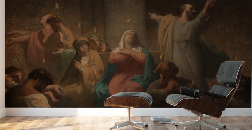 La Pentecôte [1864] by Felix–Henri Giacomotti [1828–1909] Wall Murals